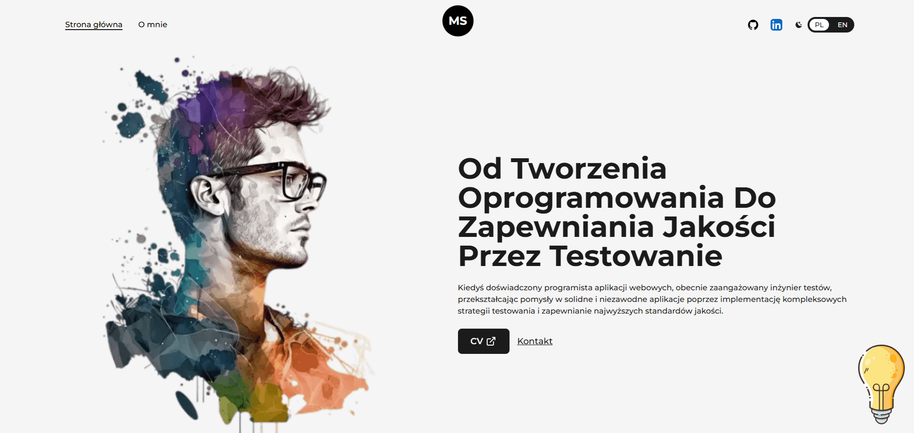 My website project image